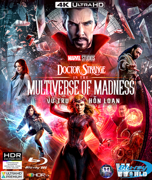4KUHD-813. Doctor Strange in the Multiverse of Madness 2022 - Vũ Trụ Hỗn Loạn 4K-66G (TRUE- HD 7.1 DOLBY ATMOS - HDR 10+) USA